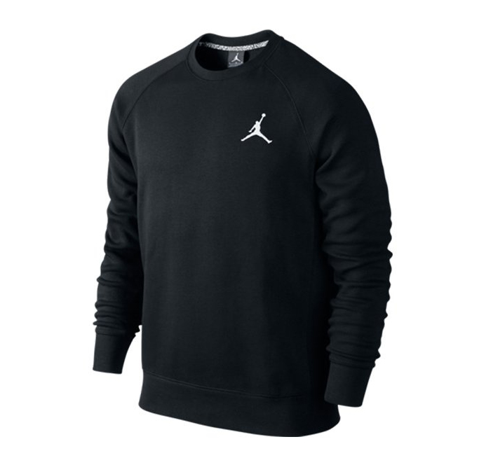 Jordan Sudadera Crew (010/negro/blanco)