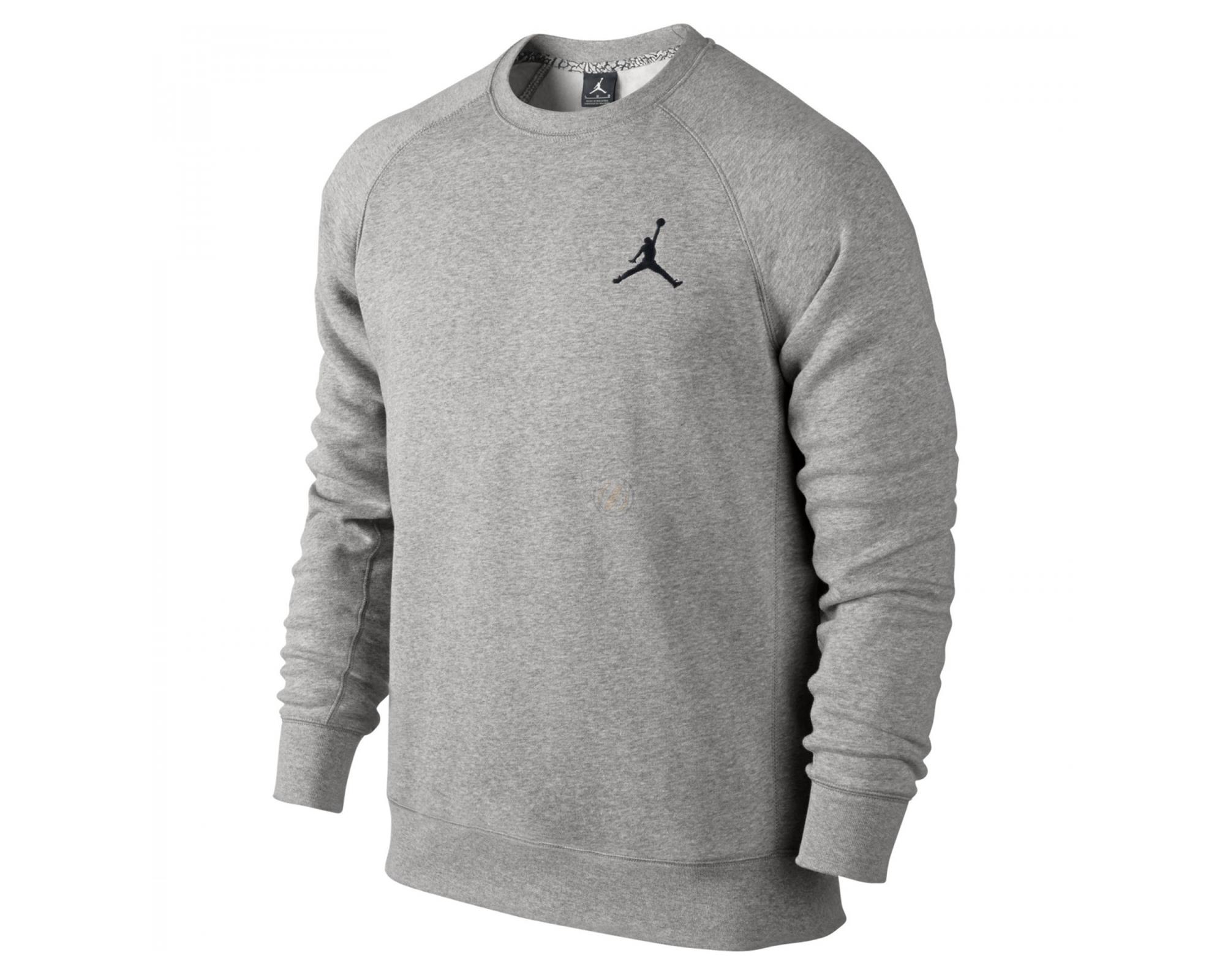 Sudadera Jumpman Brushed Crew (063/gris/negro)