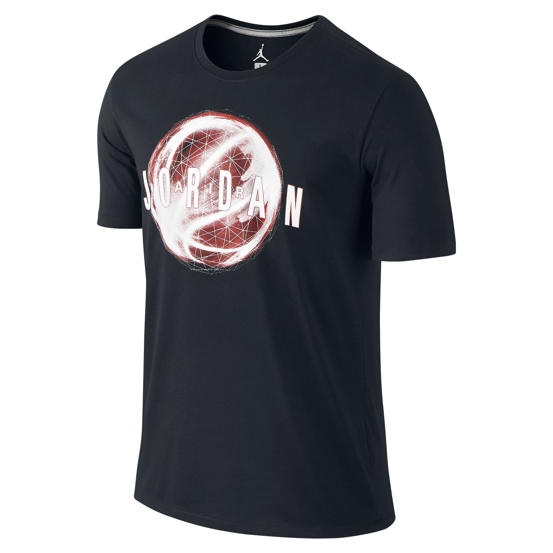 camiseta jordan blanca y negra