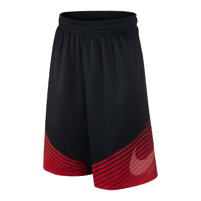 Short de Baloncesto Nike Dri-FIT Classic negro rojo para hombre