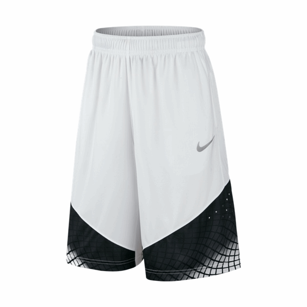 Nike Elite DSG Basketball Short Niñ (100/white/black/metallic s