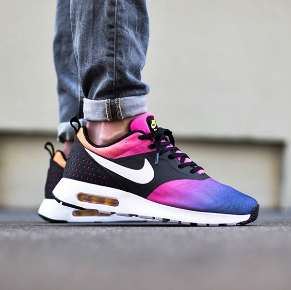 Air Max Tavas "Boréale" (005/negro/morado/rosa