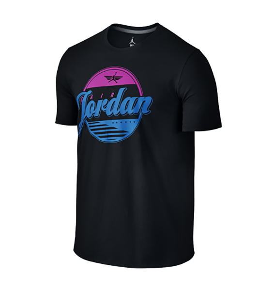 Jordan Camiseta Air Jordan Friendly Skies (011/negro/azul/rosa)