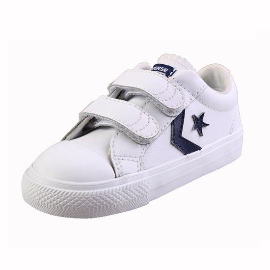 Turbina canal Generosidad Converse Star Player EV Infant Piel (19-26)(blanco/marino)