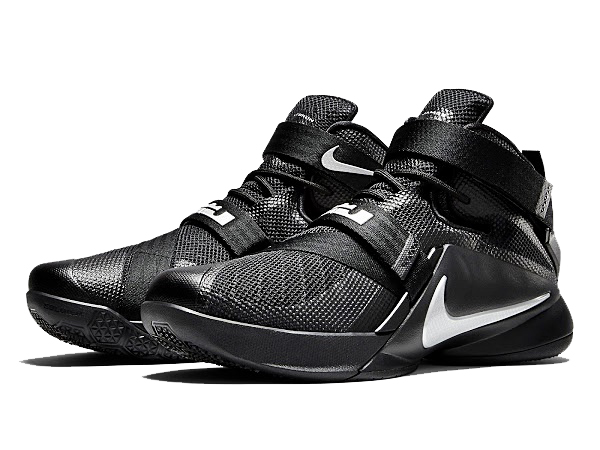 Muy lejos Grande Leyenda Nike Zoom LeBron Soldier 9 "Dark Knight" (001/negro/plata)