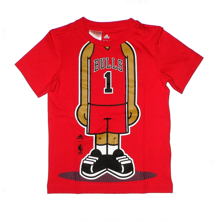 Adidas Camiseta Niño GFX Graphic Bulls Rose Nº 1 (rojo)