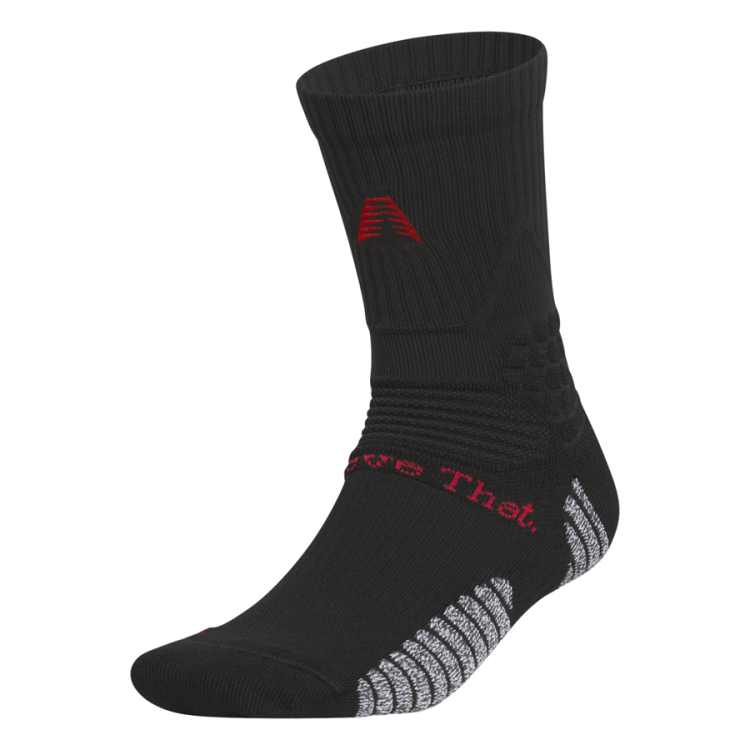 Calcetines Adidas Anthony Edwards AE Crew Socks "Black Pure Ruby"