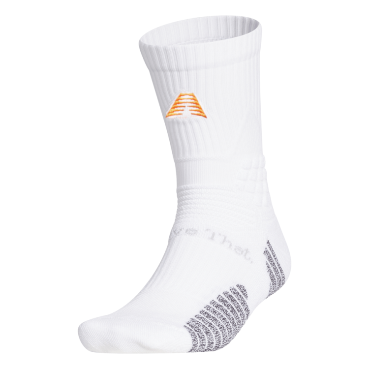 Calcetines Adidas Anthony Edwards AE Crew Socks "White Lucid Orange"