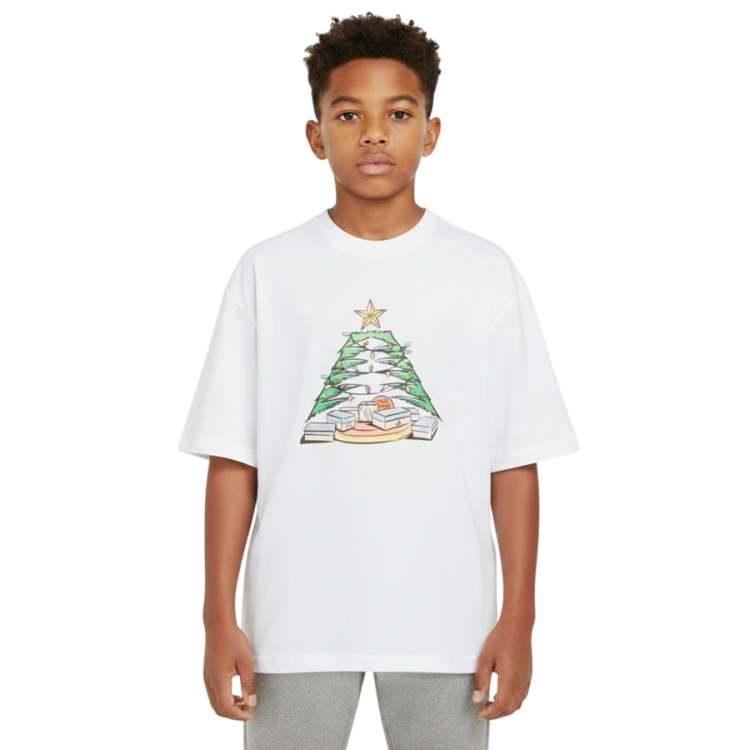 Camiseta Niño/Niña Adidas Anthony Edwards XMAS "White"