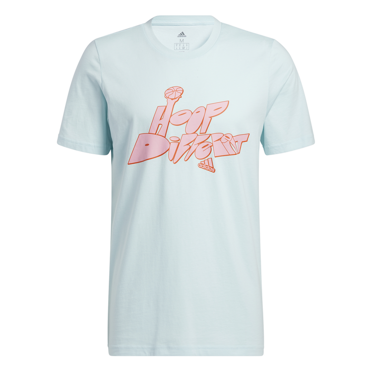 Añadir a la cesta Adidas Basketaball Hoop Born Different Graphic Tee "Halo Mint" Adidas Basketaball Hoop Born Different Graphic Tee "Halo Mint"