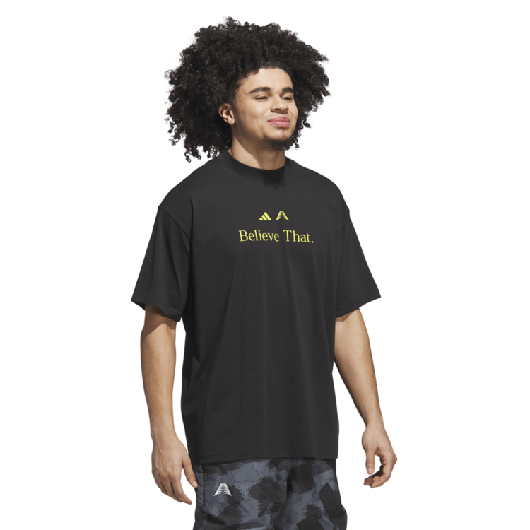 Añadir a la cesta Adidas Basketball Anthony Edwards Believe That T-Shirt "Black/Preloved Lime" Adidas Basketball Anthony Edwards Believe That T-Shirt "Black/Preloved Lime"