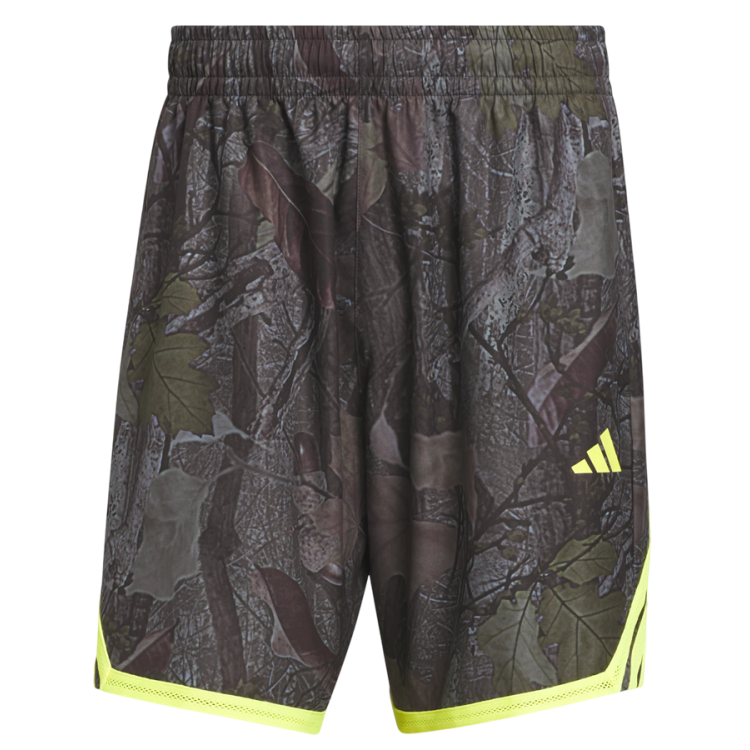 Short Adidas Basketball Crazylite Camo "Black-Solar Lemon"