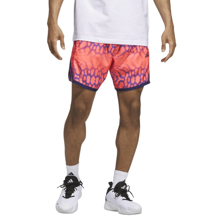 Short Adidas Basket Crazylite Graphic "Solar Turbo"