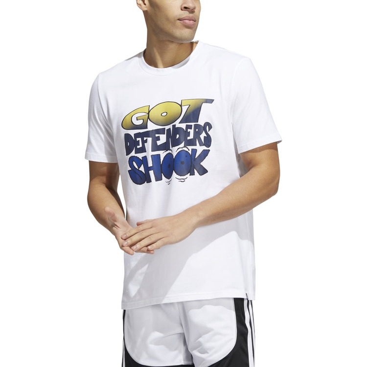 Añadir a la cesta Adidas Basketball Got You Shook Graphic Tee "White" Adidas Basketball Got You Shook Graphic Tee "White"