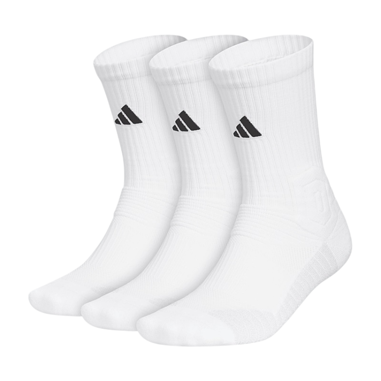 Adidas Calcetines Basketball Select Crew Sock 3.0 3PP "White"