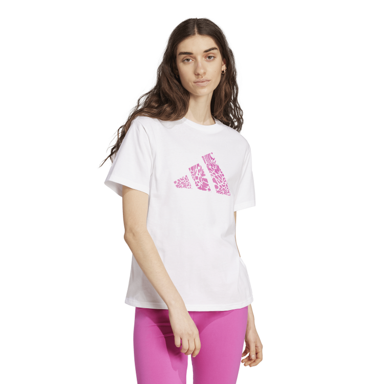 Adidas Camo Graphic T-Shirt "White-Pink"