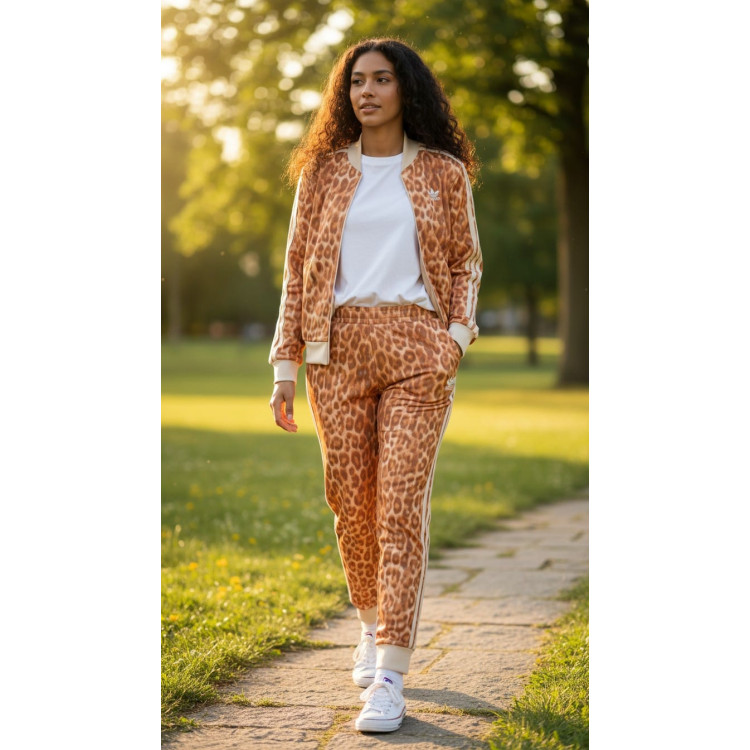 Chándals Adidas ESSENTIALS 3-STRIPES ANIMAL AOP "wonder alumina"