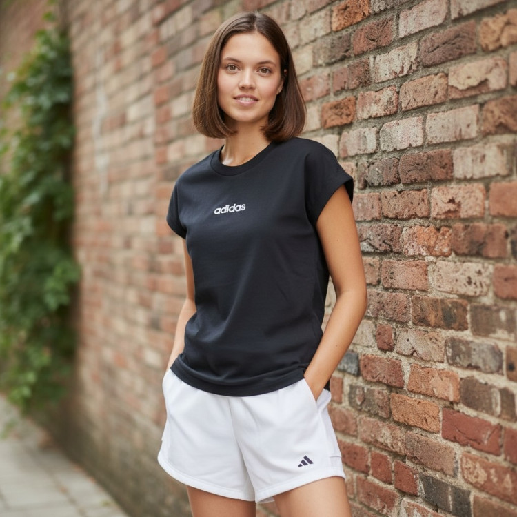 Camiseta Adidas Essentials Linear "Black"
