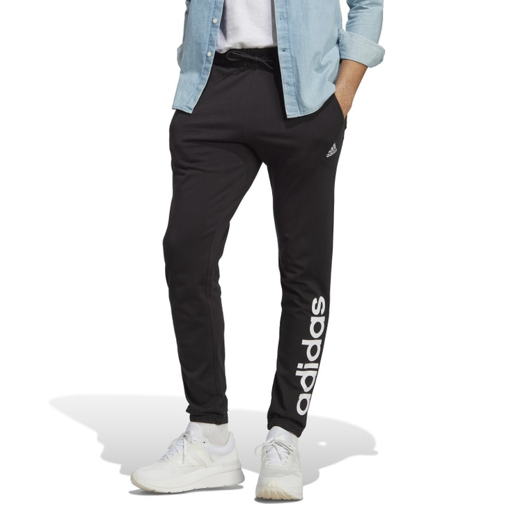 Añadir a la cesta Adidas Essentials Single Jersey Tapered Cuff Logo Joggers Adidas Essentials Single Jersey Tapered Cuff Logo Joggers