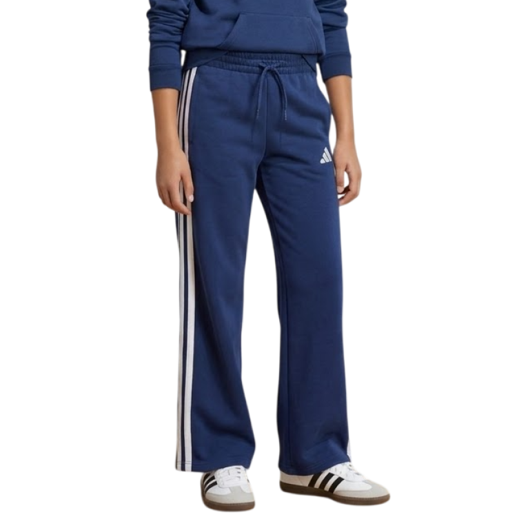 Pantalón Niña de Caída Holgada Adidas Essentials 3-stripes "Dark Blue"