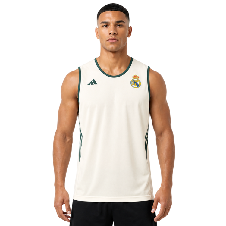 Camiseta Reversible Entrenamiento Adidas Real Madrid BB 26/27 "Aurora Ivy-Ivory"