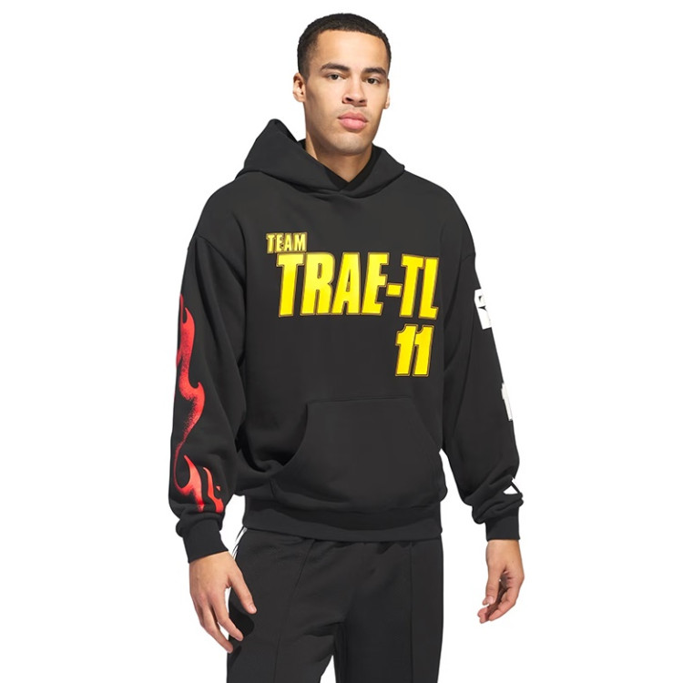 Adidas Sudadera Trae Young Team Hoody "Black"