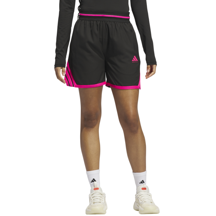 Adidas Wmns Basketball Crazylite Short "Black/Shock Pink"