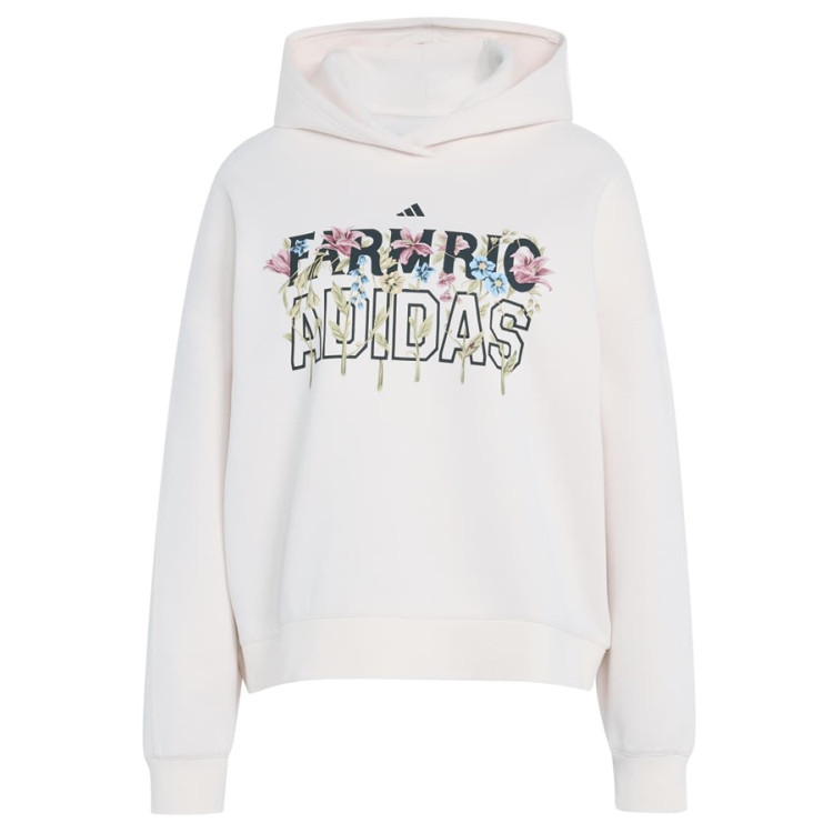 Sudadera Adidas x Farm Rio Hoodie "Ecru Tint-Shadow Brown-Multicolor"