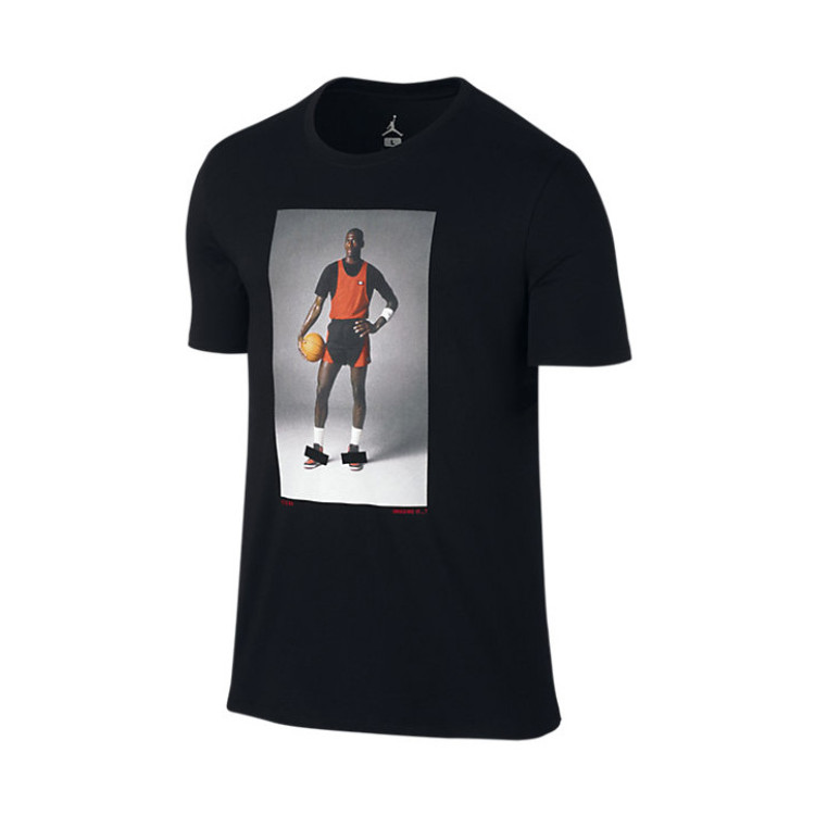 Air Jordan Banned Photo Tee "Black" (010/black/red)
