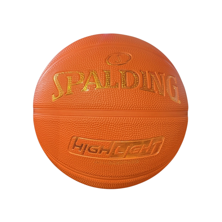 Balón Basket Spalding Ruber Sz.7 "Rush Orange"