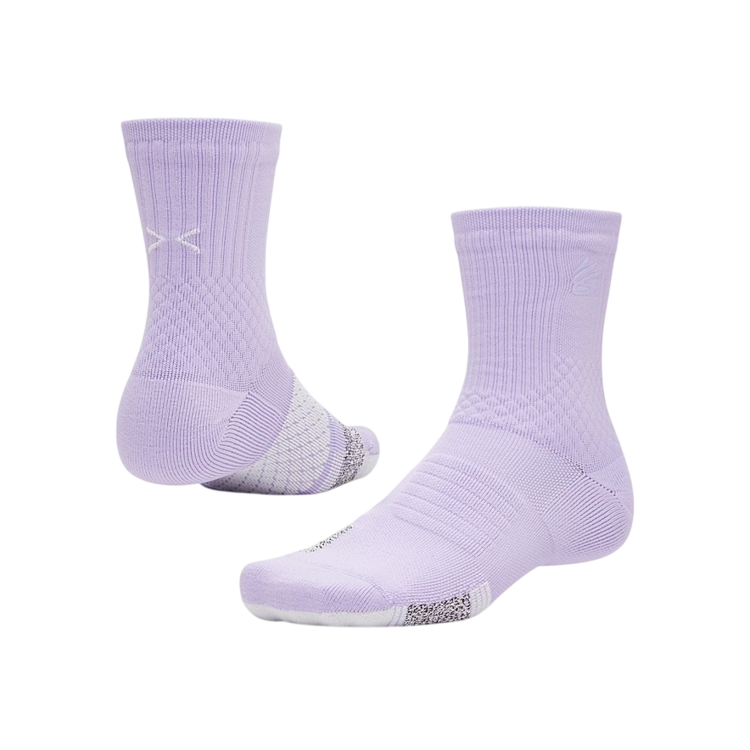 Calcetines Curry ArmourDry™ Playmaker Mid-Crew "Halo Gray"