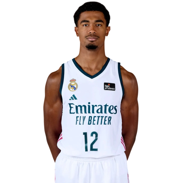 Camiseta ACB Real Madrid Basket 1ª Equipación JR. 2026-27 # 12 MALEDON #