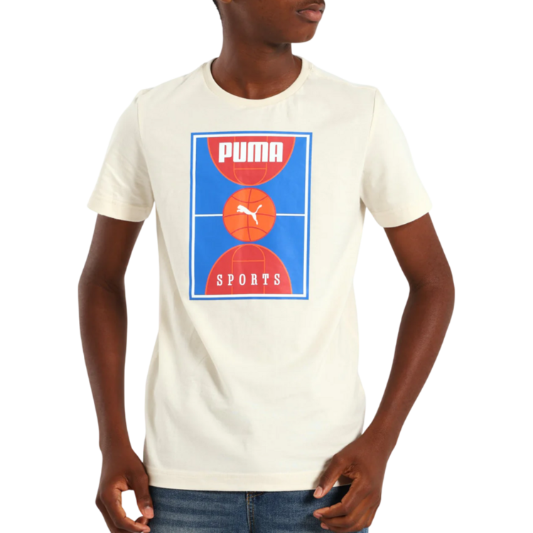 Camiseta Puma basket BPPO Jr "Alpine Snow"