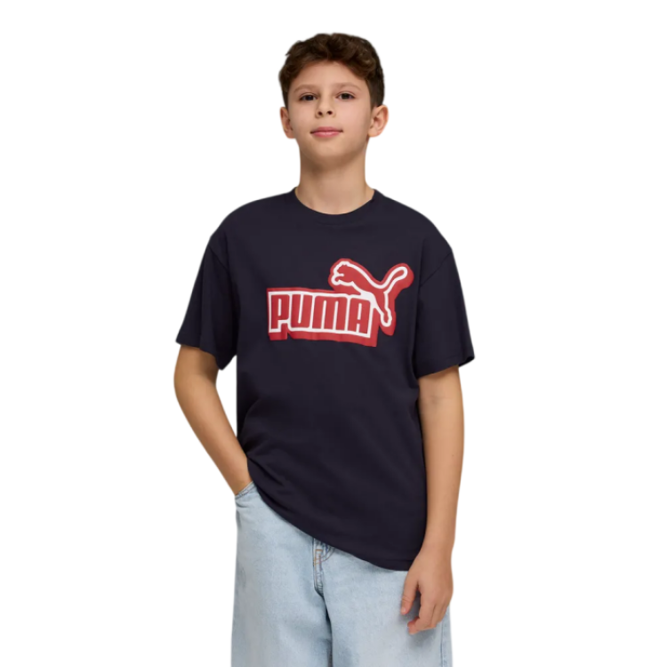 Camiseta Puma ESS LOGO LAB Relaxed "New Navy"