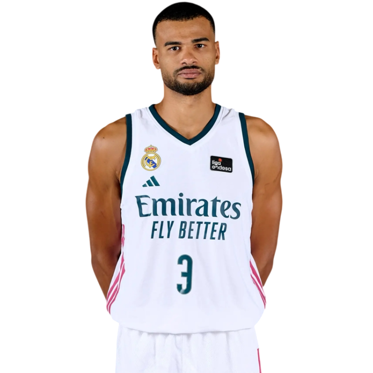 Camiseta Real Madrid Basket 1ª Equipación JR. 2026-27 # 3 LUWAWU-CABARROT#