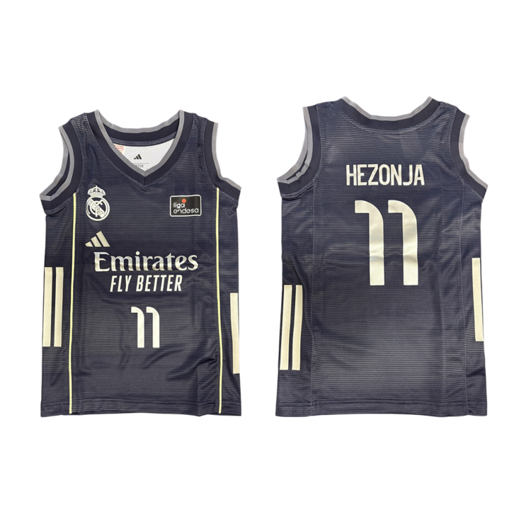 Camiseta Real Madrid Basket 2ª Equipación JR. 2025-26 # 11 HEZONJA #
