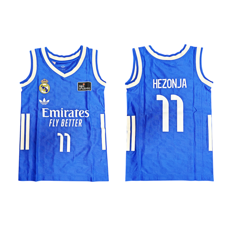 Camiseta Real Madrid Basket 3ª Equipación JR. 2025-26 # 11 HEZONJA #