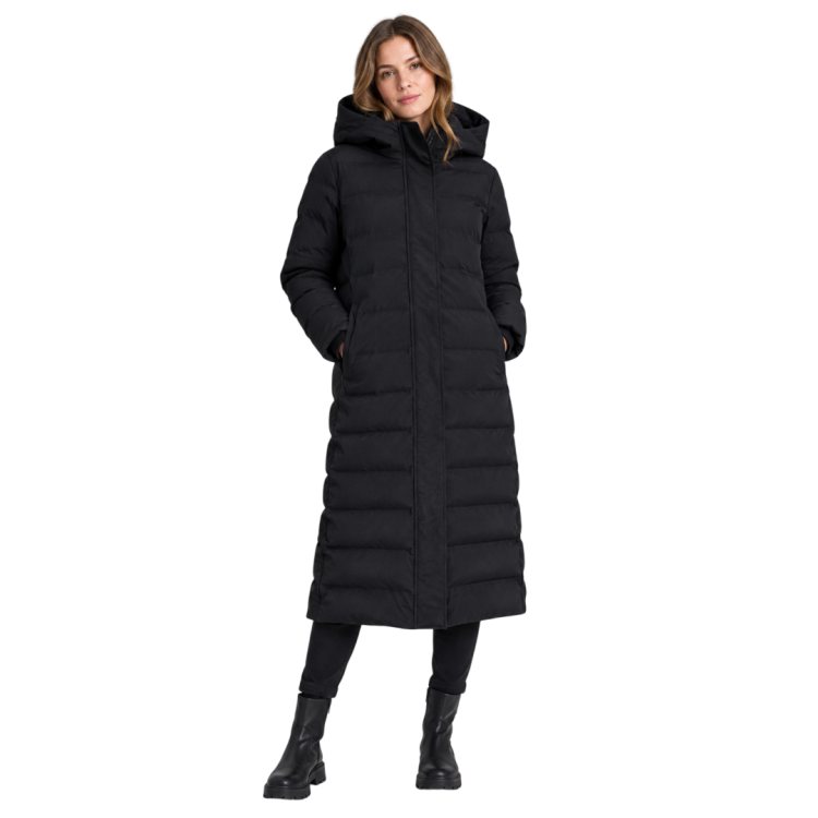 Chaqueta acolchada larga Campagnolo "Black"