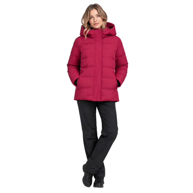 Chaqueta acolchada  con capucha Campagnolo  "Amaranto"