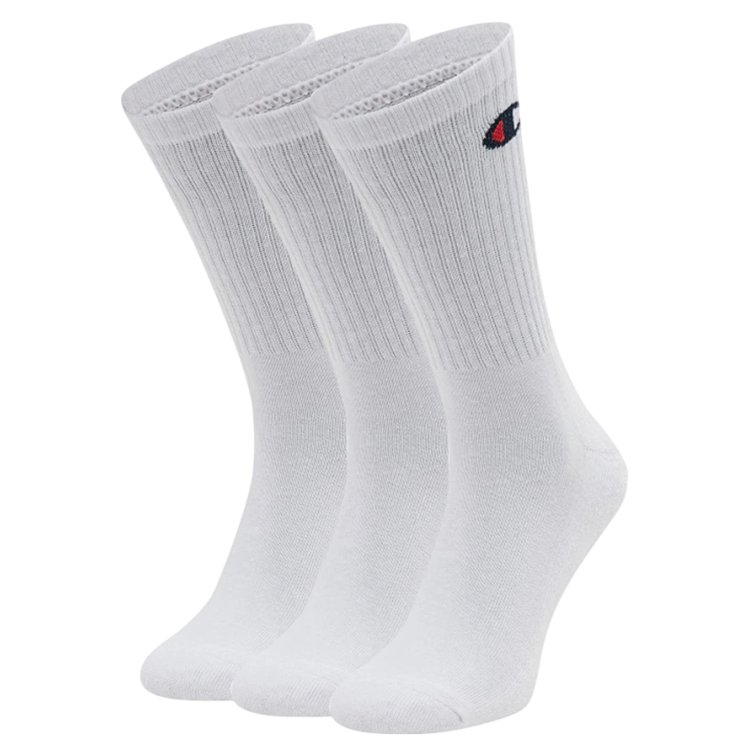 Calcetines Champion 3 Pack Crew C Logo "White"
