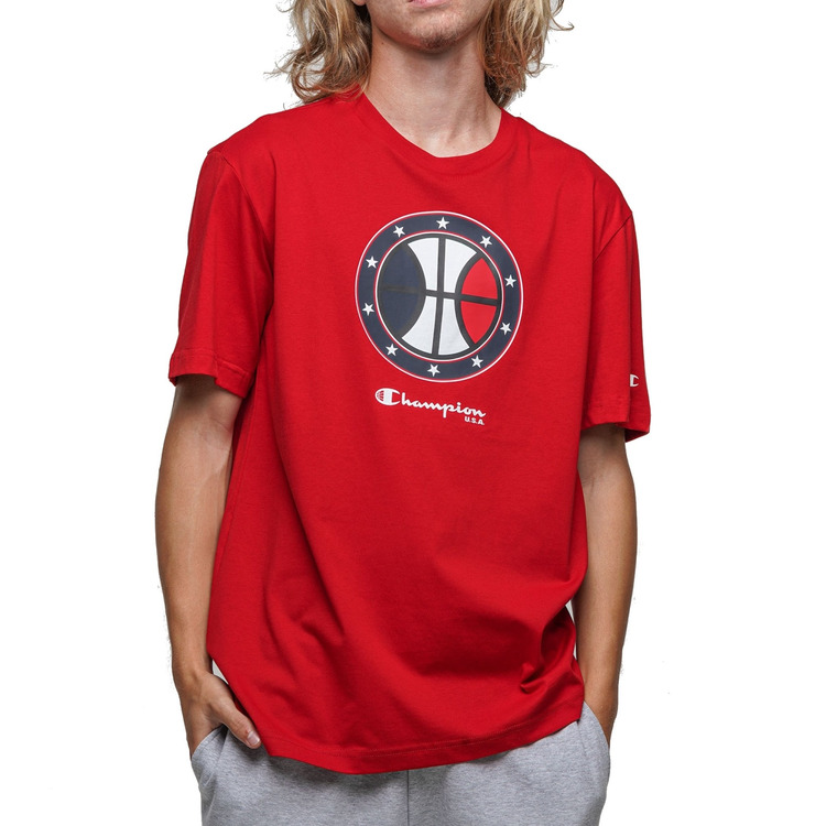 Añadir a la cesta Champion Basketball Legacy Round Up Graphic Crewneck T-Shirt "Red" Champion Basketball Legacy Round Up Graphic Crewneck T-Shirt "Red"