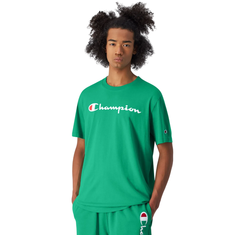 Añadir a la cesta Champion Big Logo Cotton Jersery T-Shirt "Green" Champion Big Logo Cotton Jersery T-Shirt "Green"