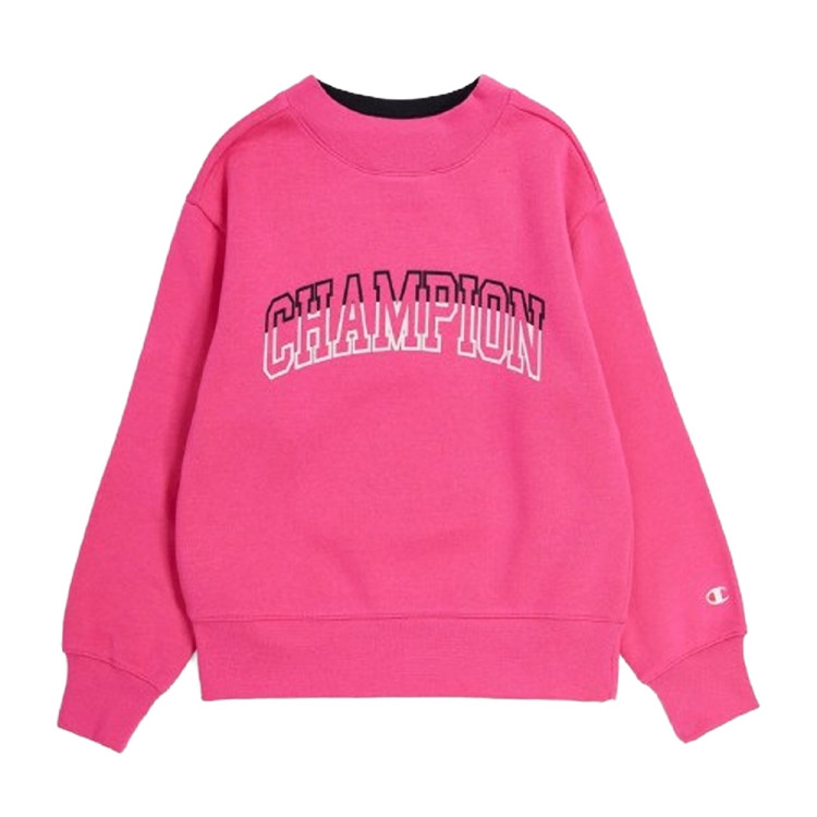 Champion Bookstore girl's Crewneck Sweatshirt "Fuchsia"