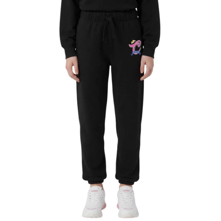 Pantalón Niña Champion con Puño Elástico "Black"