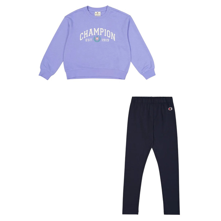 Añadir a la cesta Champion Girl's Ultra Light Crewneck Sweatsuit "Lavender" Champion Girl's Ultra Light Crewneck Sweatsuit "Lavender"