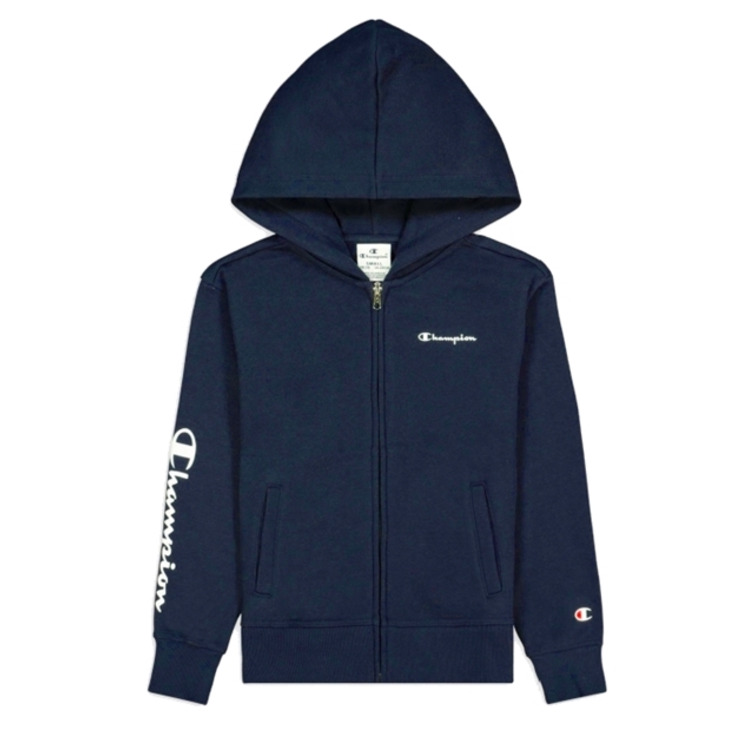 Añadir a la cesta Champion Girls Legacy Hooded Full Zip Sweatshirt "Navy" Champion Girls Legacy Hooded Full Zip Sweatshirt "Navy"