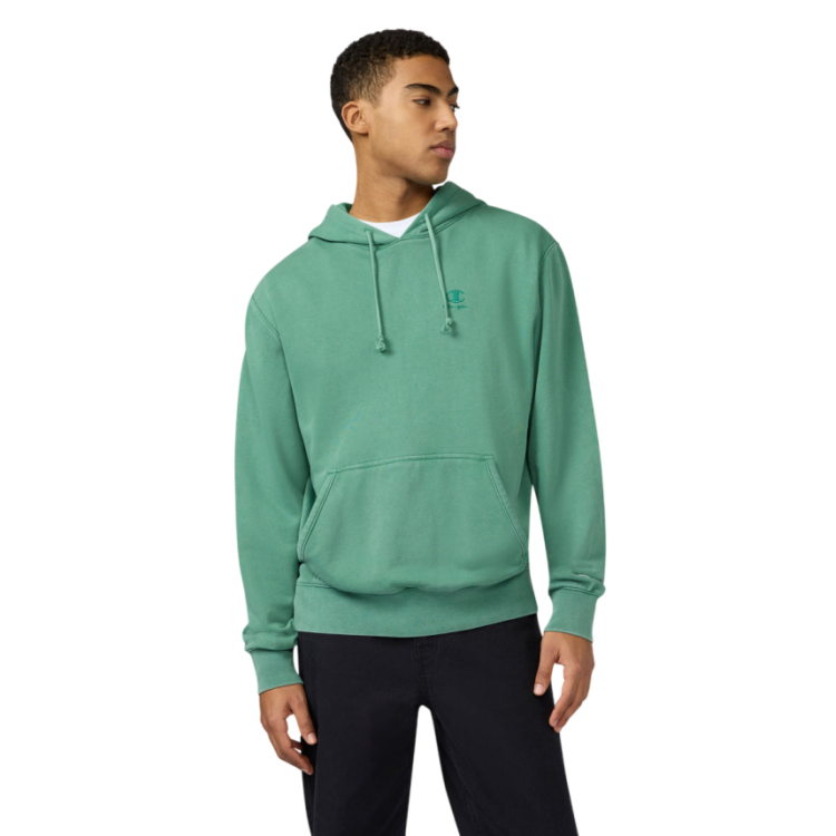 Champion Sudadera  capucha  logo bordado efecto lavado Icons  "Green"