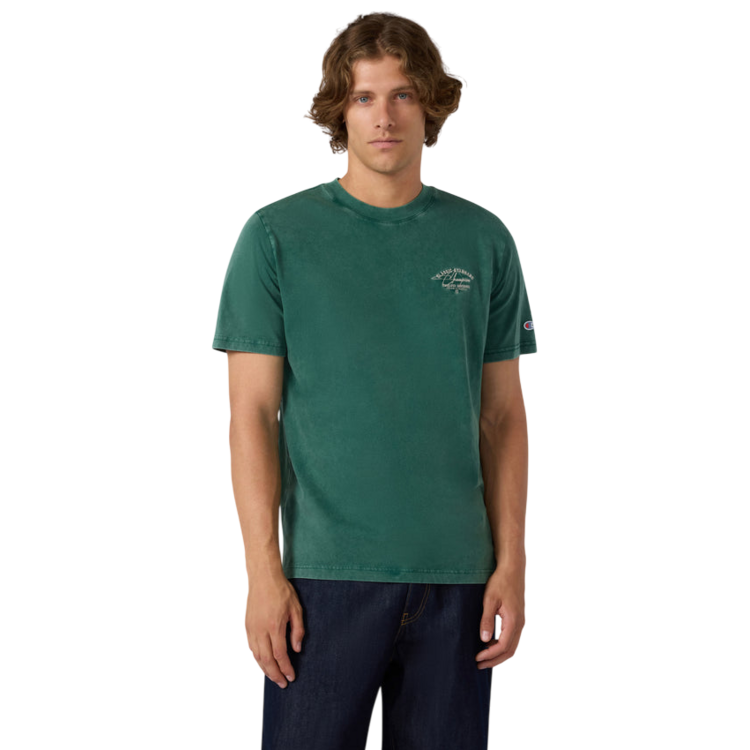 Camiseta Champion Icon Men’s Washed Crewneck T-Shirt "Forest Green"