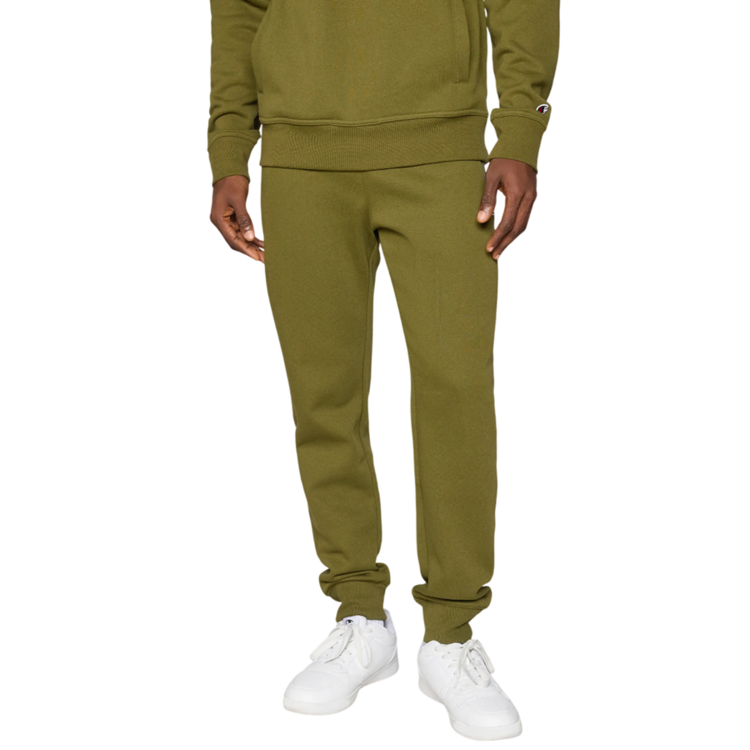Pantalón con PuñosChampion Icon Pocket Zip Rib Cuff Fleece Slim Fit "Green"