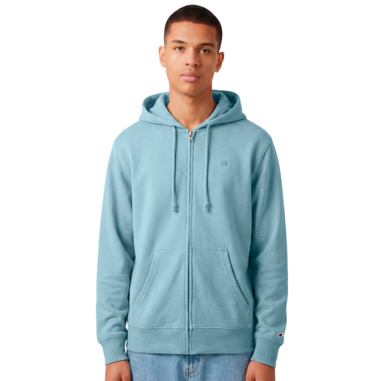 Sudadera Ligera con Capucha Champion Icons Lightweight Full-Zip "Pastel Blue"